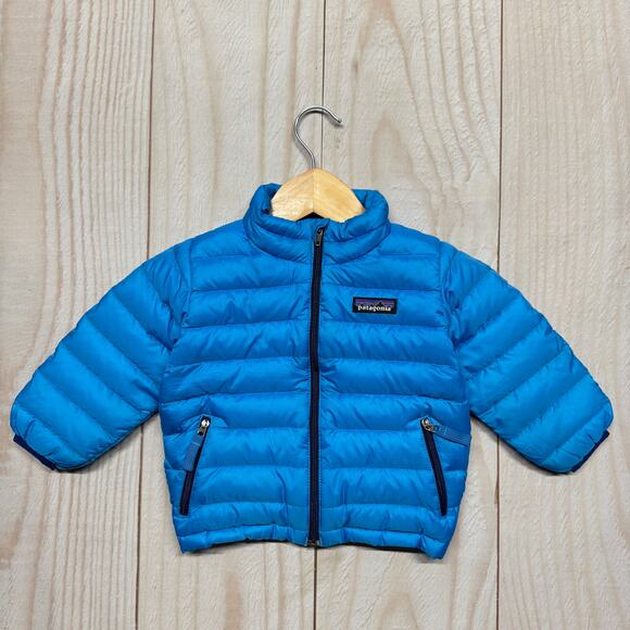 Patagonia Other - Patagonia Toddler Boys 6-12M Duck Down Sweater Puffer 600 Fill Jacket Blue